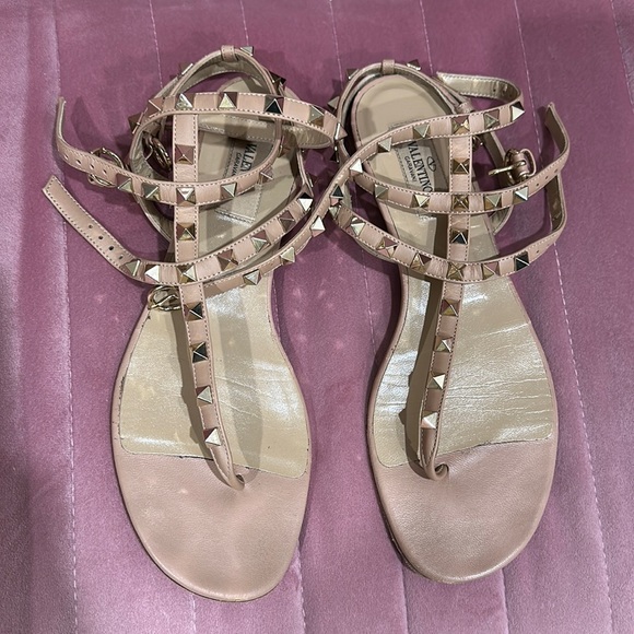 Valentino Garavani Shoes - Valentino rockstud caged sandals from 2016. Worn maybe 5 times. True to size